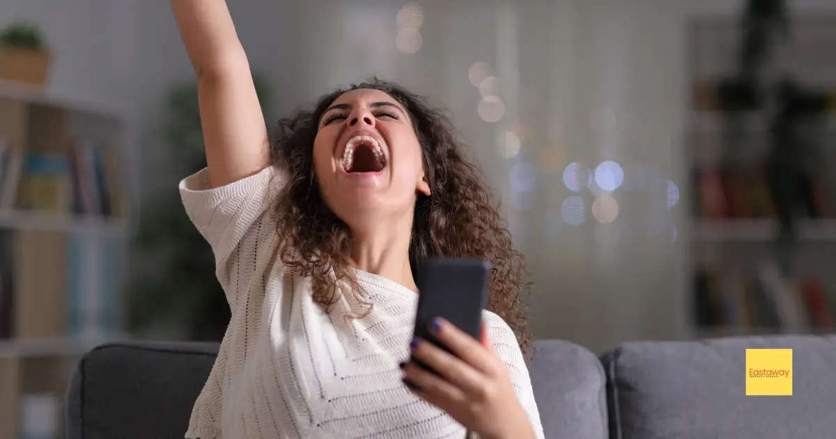 Women celebrating mortgage approval